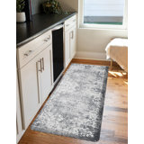 Contemporary Jenaiah Area Rug Grey Colour
