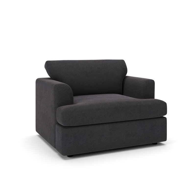 Brooks Binford Accent Chair, Bella Gunmetal