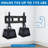 Mount-It Heavy-Duty Tilt TV Wall Mount with Low Profile For Up to 80 in., 175 Lbs. Weight Capacity