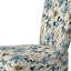 Chaise d'appoint rembourrée Sandy Beige et bleu Hydrangea Tranquility III