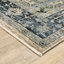 Tapis oriental bleu / vert Hovis-1950135608
