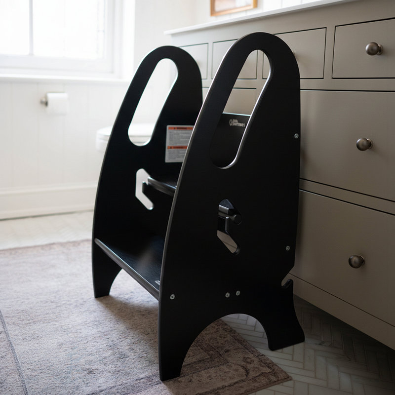 3-in-1 Growing Step Stool, Ebony