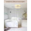 Ventilateur de plafond encastré avec lumières et télécommande, style bohème à profil bas, 6 vitesses, enceinte en cage pour chambre à coucher, salon, chambre de bébé, vestibule-112592340