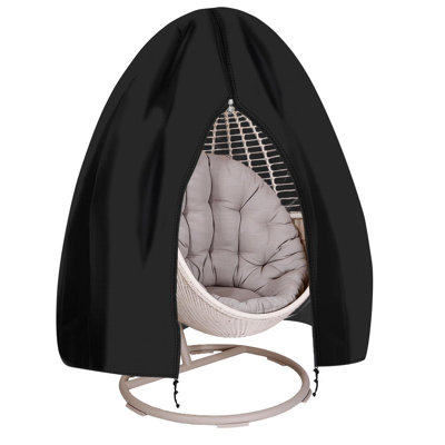 75”X45” Patio Egg Chair Covers Waterproof & UV Resistant, Heavy-Duty Zippered Cover For Outdoor Egg Swing Chairs, Hanging Chairs, All-Weather Protection For Garden, Balcony, Poolside Owners