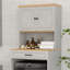 27.55" W Over Washer And Dryer Storage Cabinet ，laundry Room Storage And Organizer-432215361-432215360
