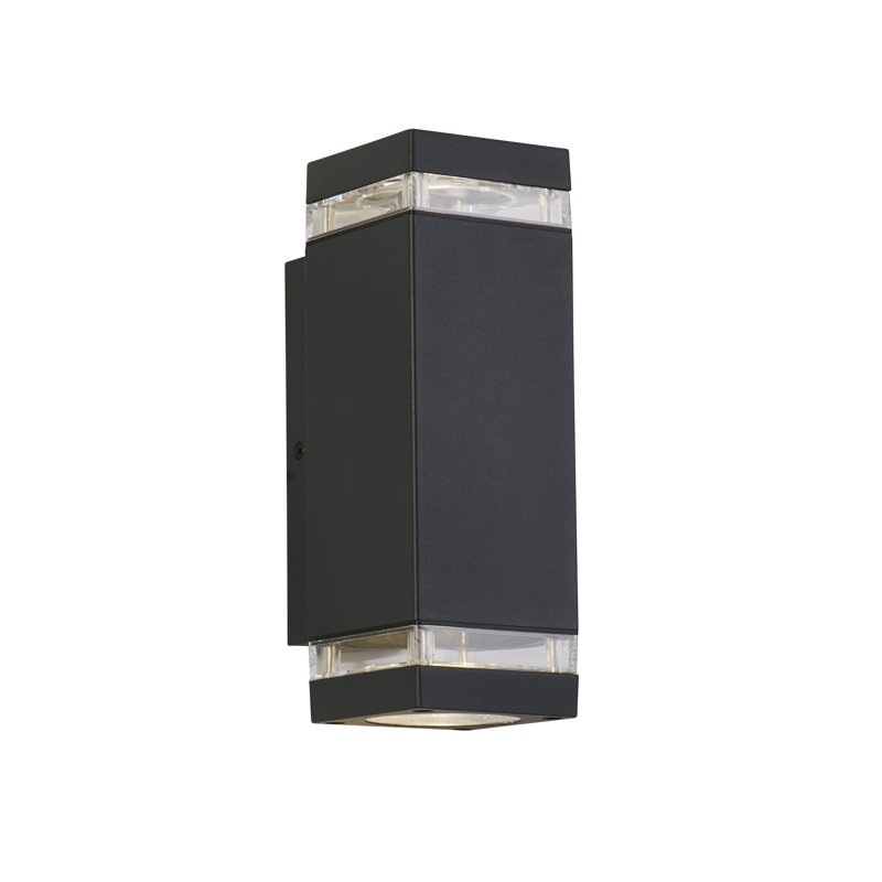 Rithvin 23.5cm H Outdoor Sconce, Grey