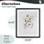 Délicat brin de fleurs pressées, impression encadrée sous verre, design avec lettres et doublure-473408375-473408369
