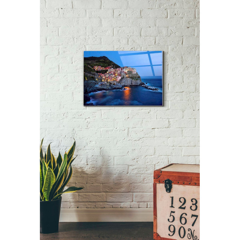 «Riviera», art en verre acrylique Wal, H 16 po x l 24 po x P 0,12 po
