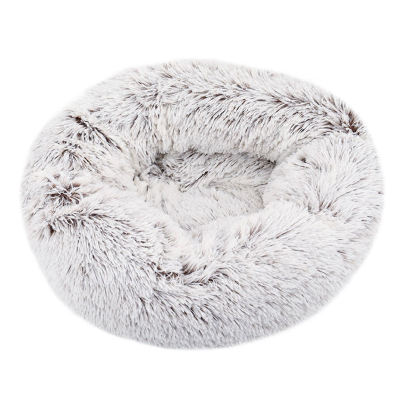 Aguilar Orthopedic Polyester Pet Bed, 70cm W x 70cm D, Brown/White