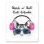 Art sur toile Rock N 'Roll Cattitude-150300889-150300888