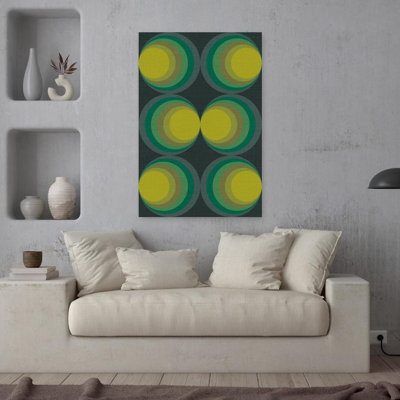 Art contemporain, art mural minimaliste géométrique audacieux