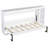 Twin Bed With White Bookcase Storage Cabinet - Robust & Space Conscious Feature Size Rack Unit Maximizing-745689560