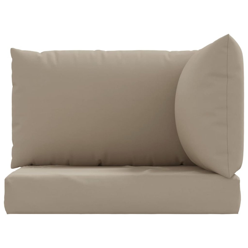 Pallet Cushion Taupe Oxford Fabric 100 Percent Polyester Outdoor Seating Pad, Taupe