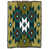 Vert / bleu / ikat blanc sélectionné