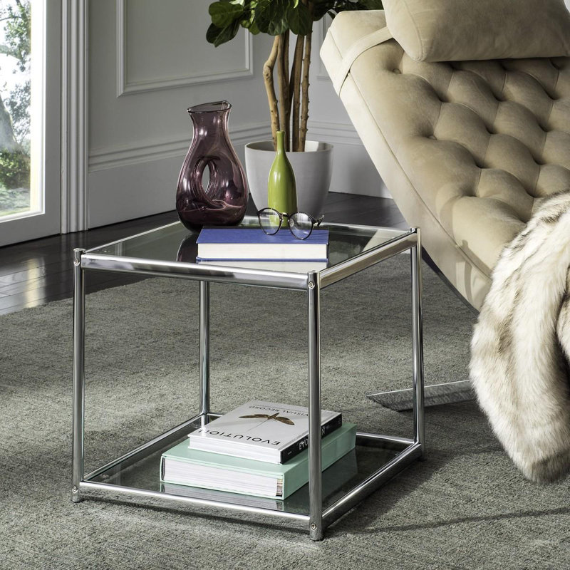 Havant Glass Top End Table