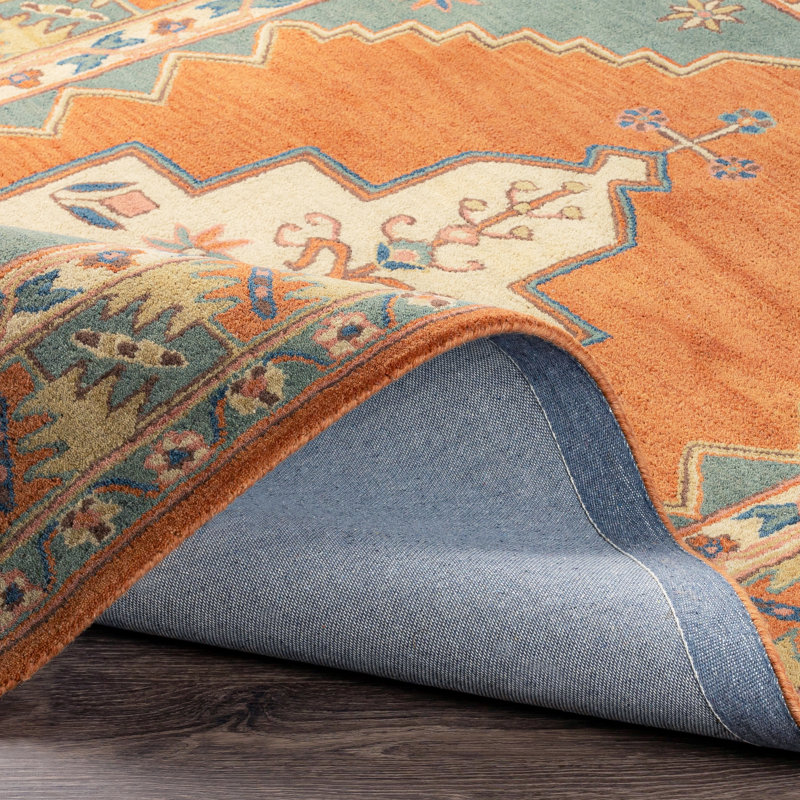 Buhler Wool Oriental Indoor Rug, Rectangle 2' x 3'