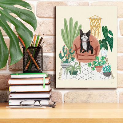 «Urban Jungle Dogs 5» par Mary Urban, art mural sur toile, 18 po x 26 po
