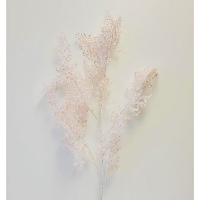 Branche de fougère artificielle 37 po, Rosé