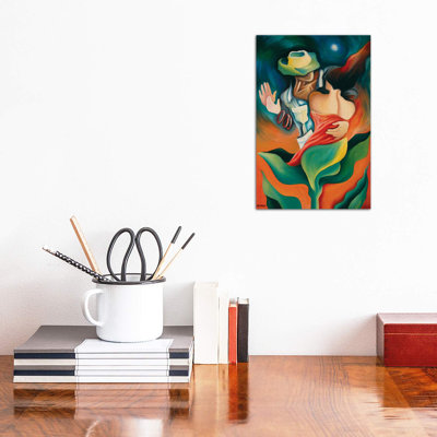 First Dance by Dixie Miguez - Wrapped Canvas Painting
