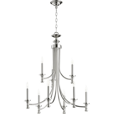 Lustree 9 lumières façon bougie/classique Herman