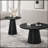 Unique Cone Base Pedestal Round End Table-1645455767