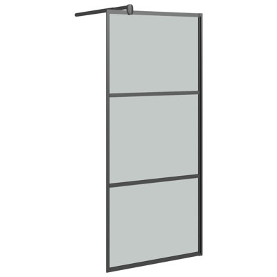 Ringler 900mm H Framed Walk In Screen with Glass