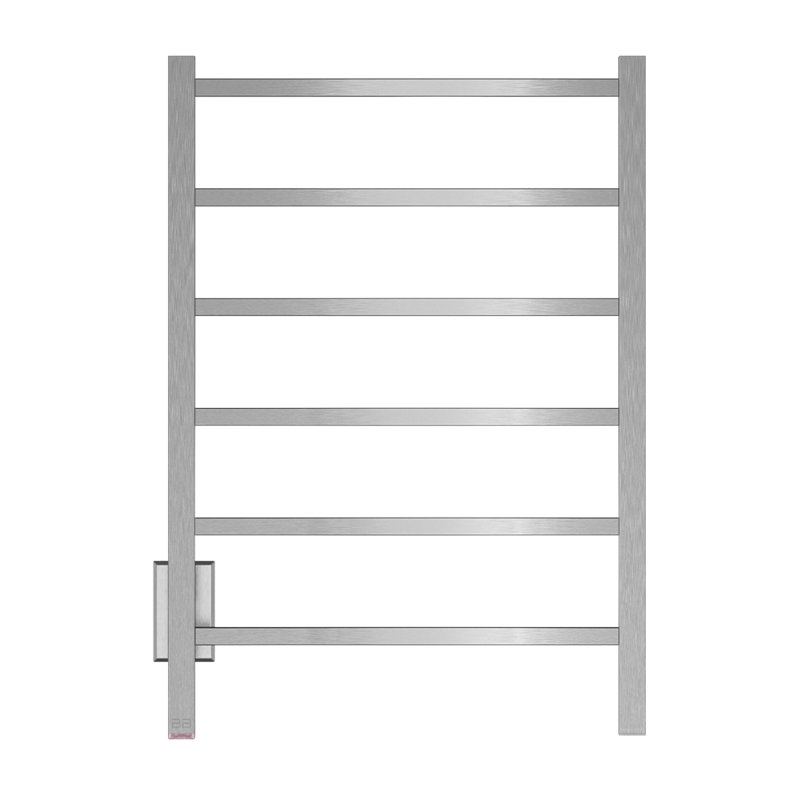 Porte-serviettes mural Cubic, Acier inoxydable brossé