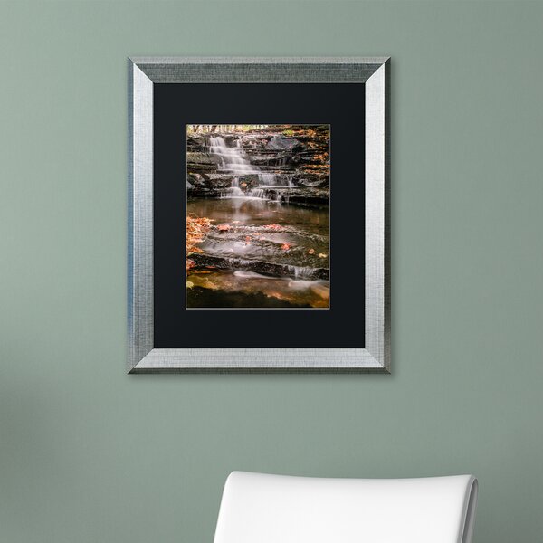 Trademark Art 'Hidden Falls 2' by Jason Shaffer Framed Photographic ...