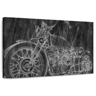 Motorcycle Mechanical Sketch I