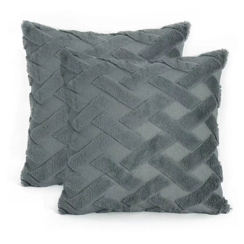 Collantes Outdoor Pillow Cover, Gray