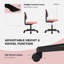 Chaise de bureau en filet Ovidia-1210386934