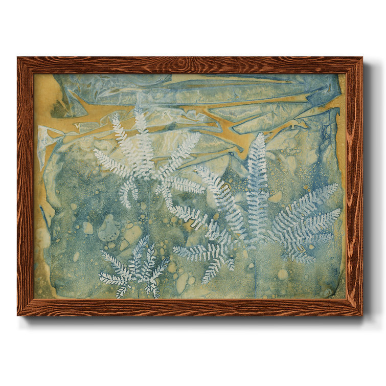 WexfordHome Floating Ferns Framed On Canvas Print | Wayfair