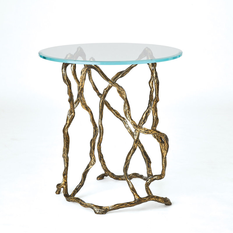 Glass End Table