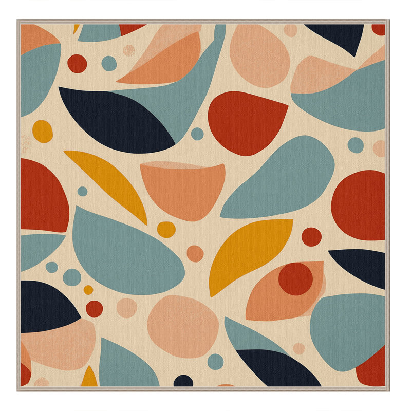 Vibrant Sparkle Rug, Square 3'