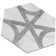 Classico Carrara 7" x 8" Porcelain Patterned Wall & Floor Tile