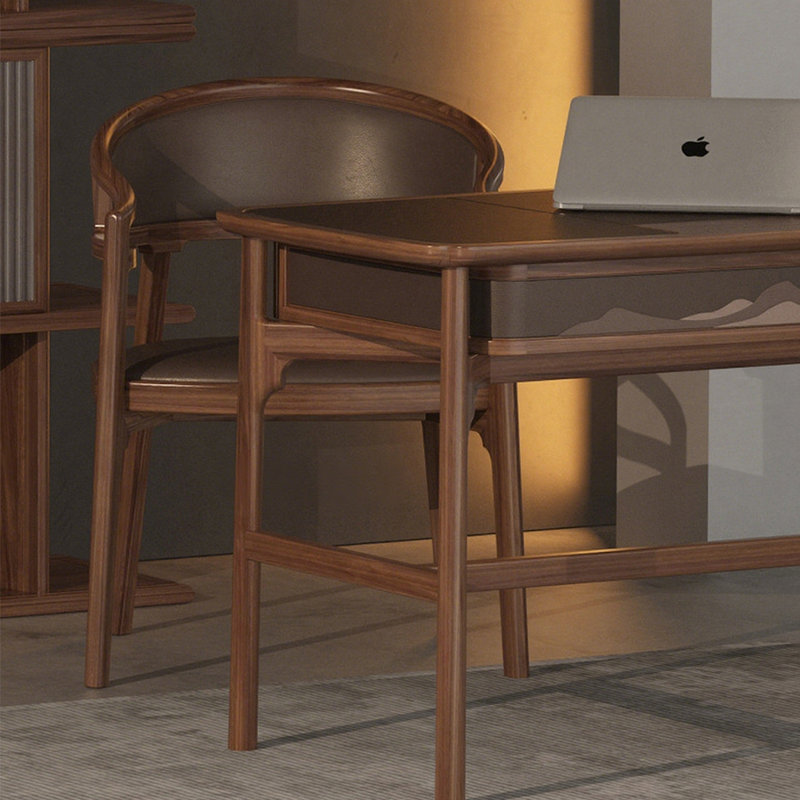 Combinaison bureau et chaise de style chinois