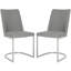 Chaise d'appoint chromée argentée Chromium-15477415