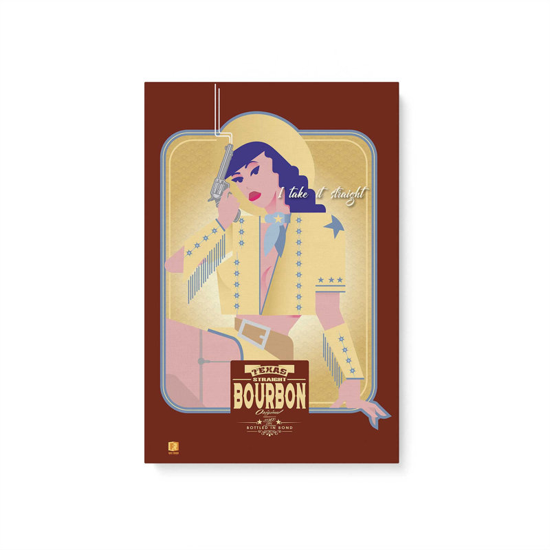 Desert Cowgirl, Wrapped Canvas, Does Not Apply, 18" H x 12" W