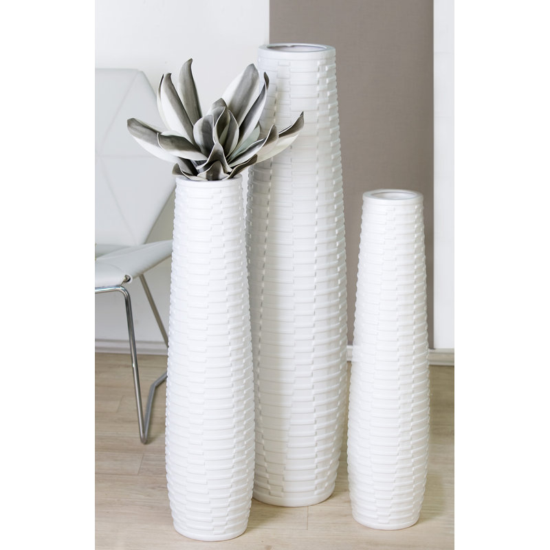 Shepton Ceramic Floor Vase, 100cm H x 25cm W x 25cm D