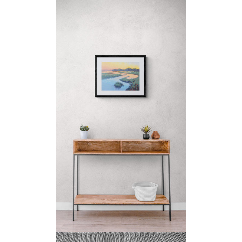 Marsh At Sunrise Print by Diana Johnson