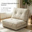 Canapé-lit réglable au sol convertible - Chaise longue pliante multifonctionnelle pour le salon et la chambre à coucher-1243971076