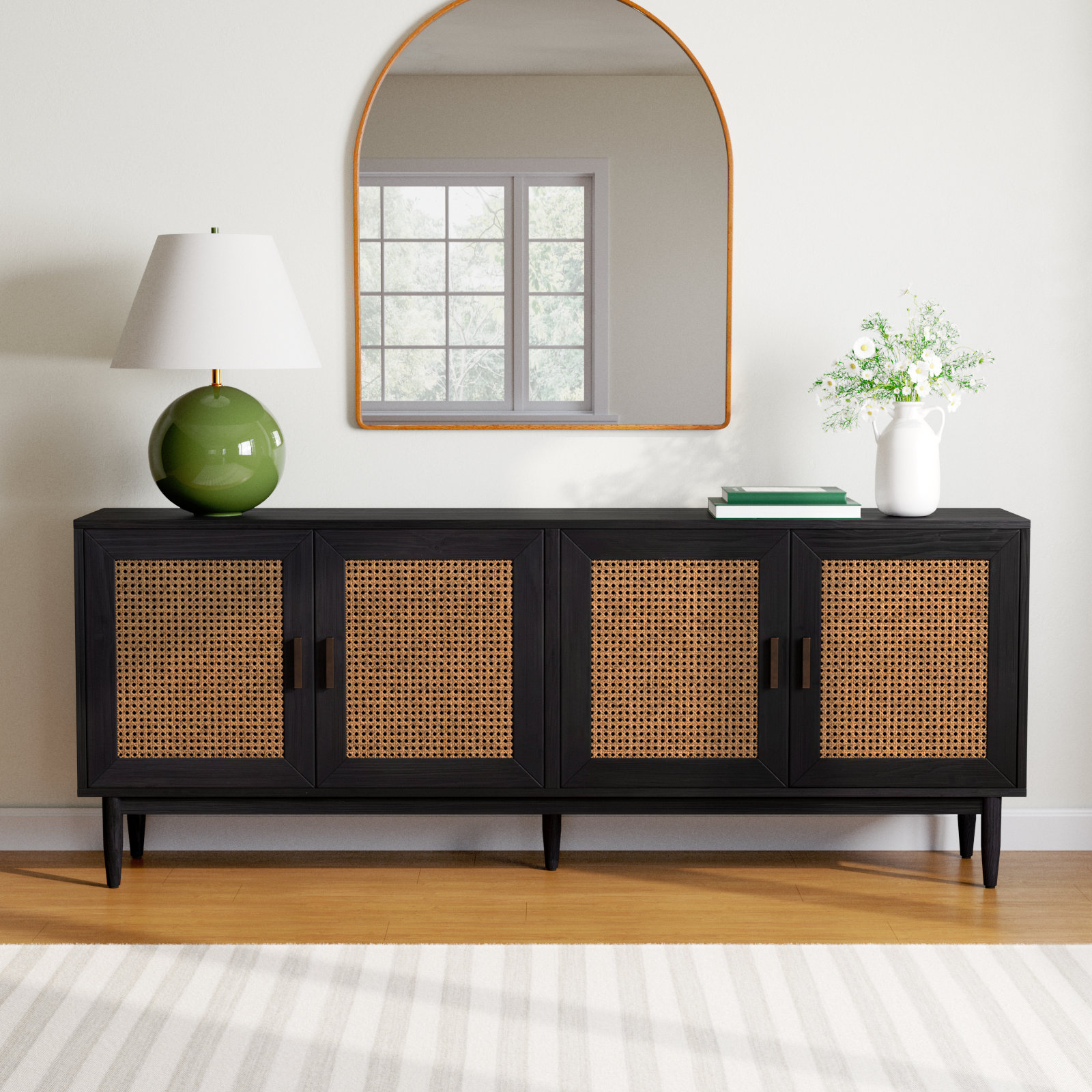 Genie 80'' Sideboard, Black