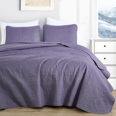 Luca 3-Piece Lightweight Microfiber Oversized Bedspread Set