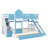Colliers Kids Bunk Bed with Drawers-1929441697-1929441698
