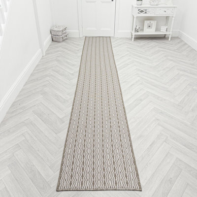 Runner Striped Flatweave Area Rug