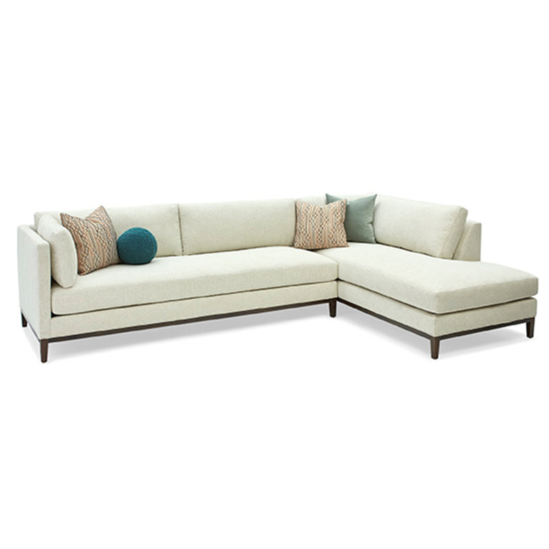 Vesper Sectional, Friendly Natural, Ebony