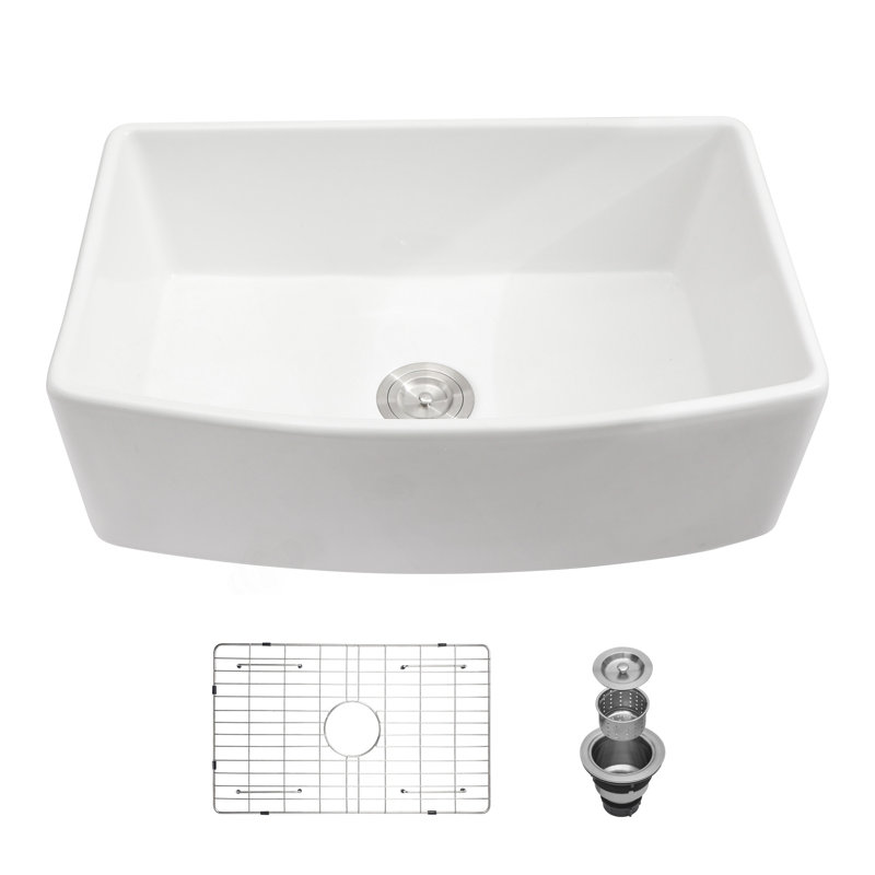 Évier de cuisine blanc - évier de cuisine blanc 30 po