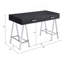 Bureau d'écriture polyvalent ultrabrillant avec USB et plusieurs options de rangement