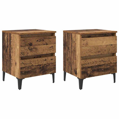 Bedside Cabinet With Drawer 2 Pcs 40 X 35 X 50 Cm