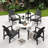 Abdinour Outdoor Adirondack Set-2129649595